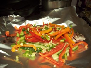 Escovitch Fish Recipe ready for the Oven