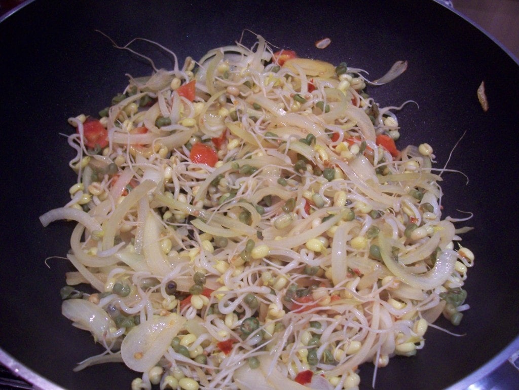 Mung Bean Sprouts Stir fry Recipe