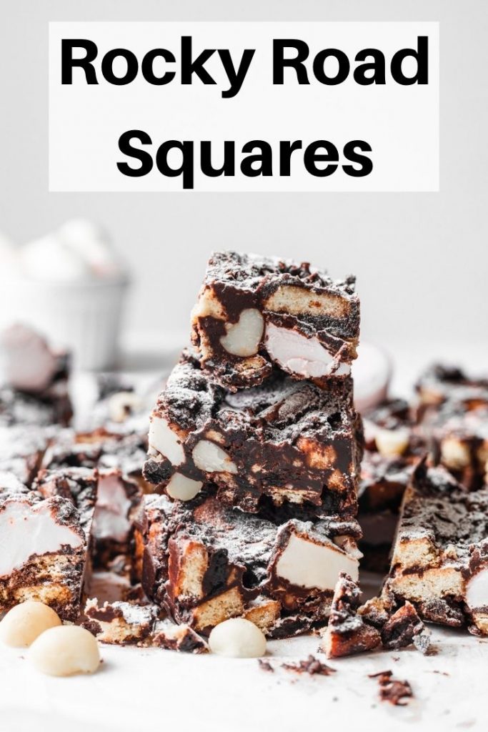 Rocky Road Squares pin image