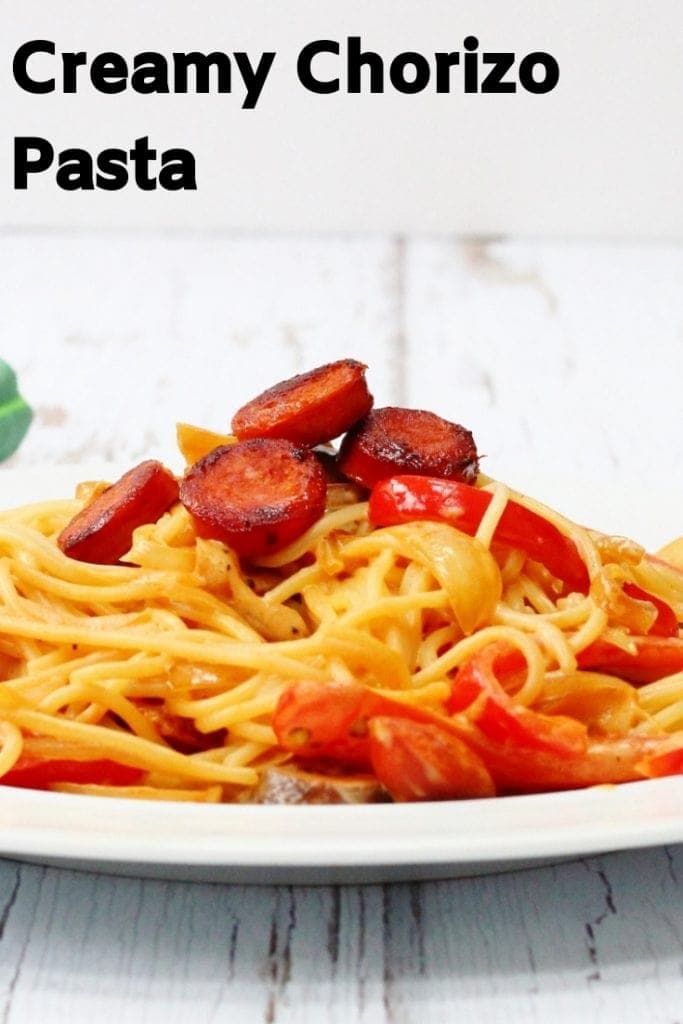 Creamy Chorizo Pasta Recipe - Searching for Spice