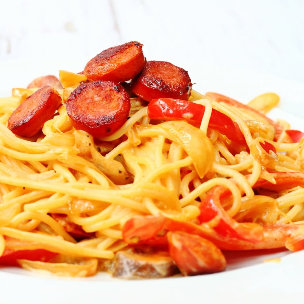 Creamy Chorizo Pasta Recipe - Searching for Spice