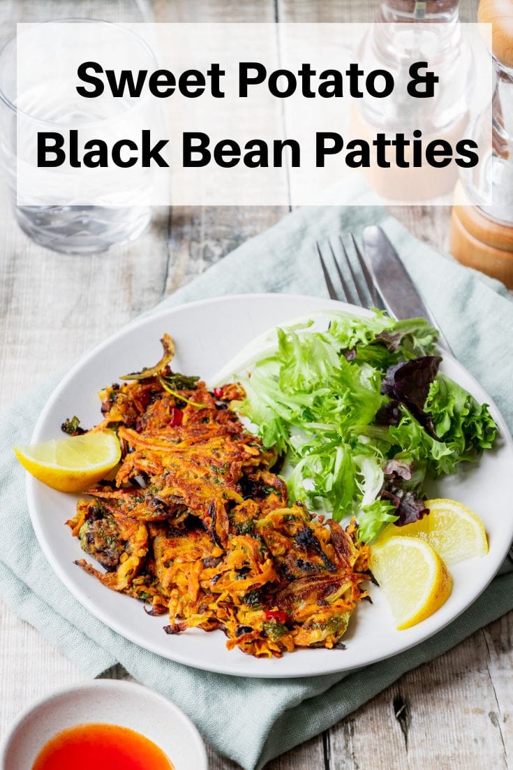 Sweet Potato and Black Bean Patties Searching for Spice