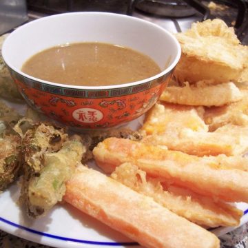 Mixed vegetable tempura recipe