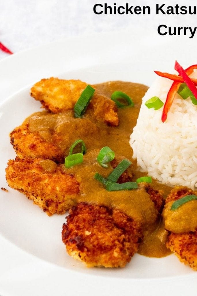 Chicken katsu curry pin image