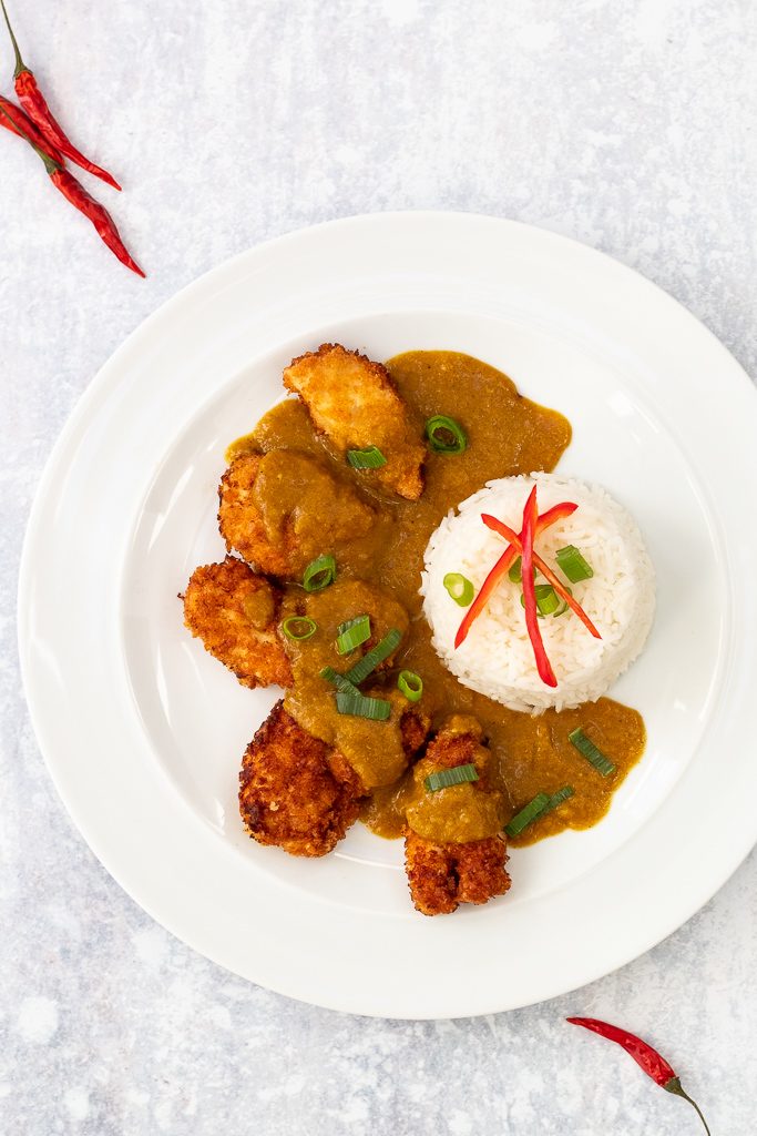 Japanese inspired chicken katsu curry recipe