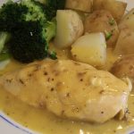 Chicken breasts in lemon sage sauce