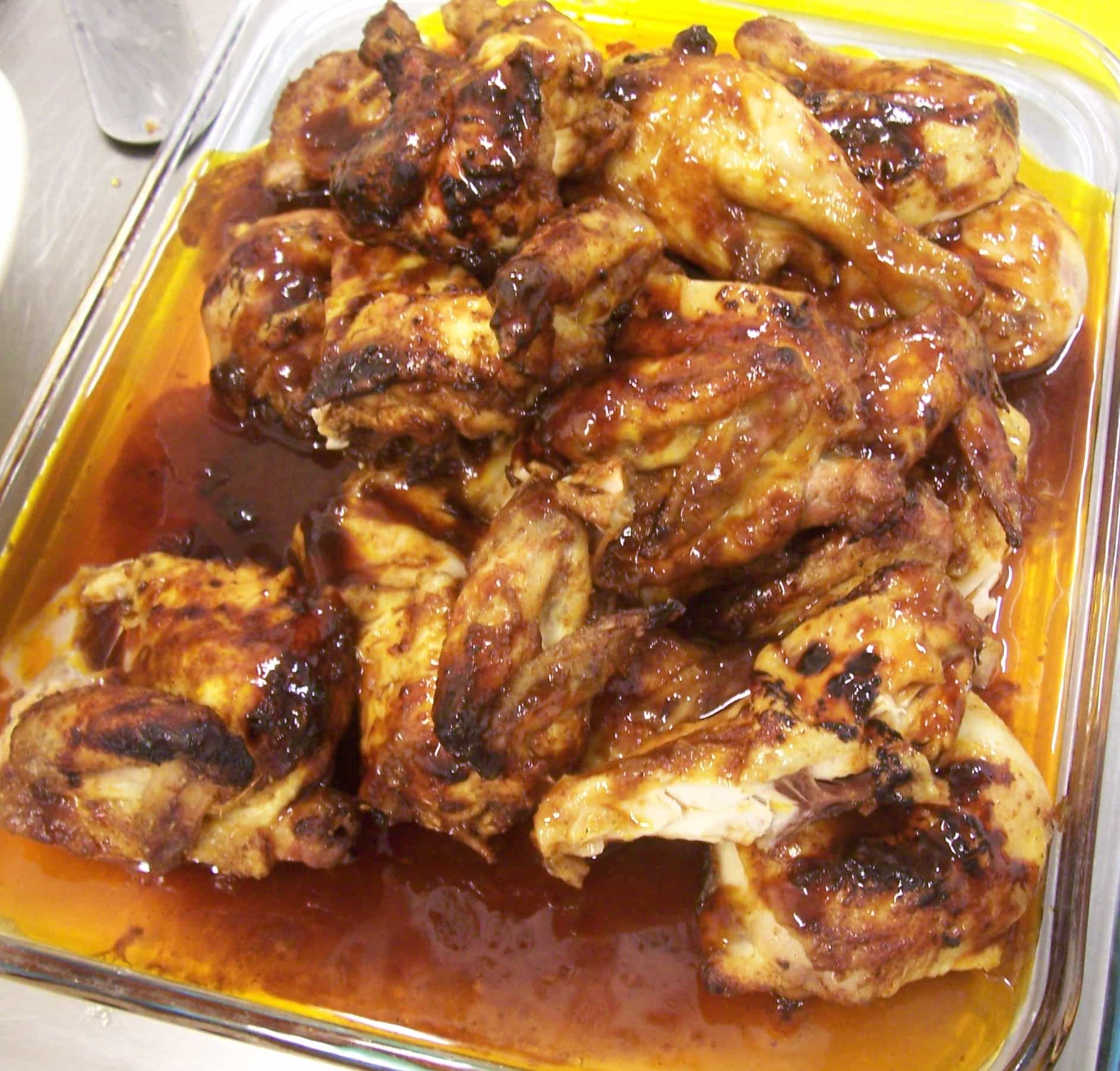 spatchcocked grilled poussin