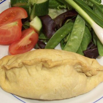 Cheese and Mushroom pasty