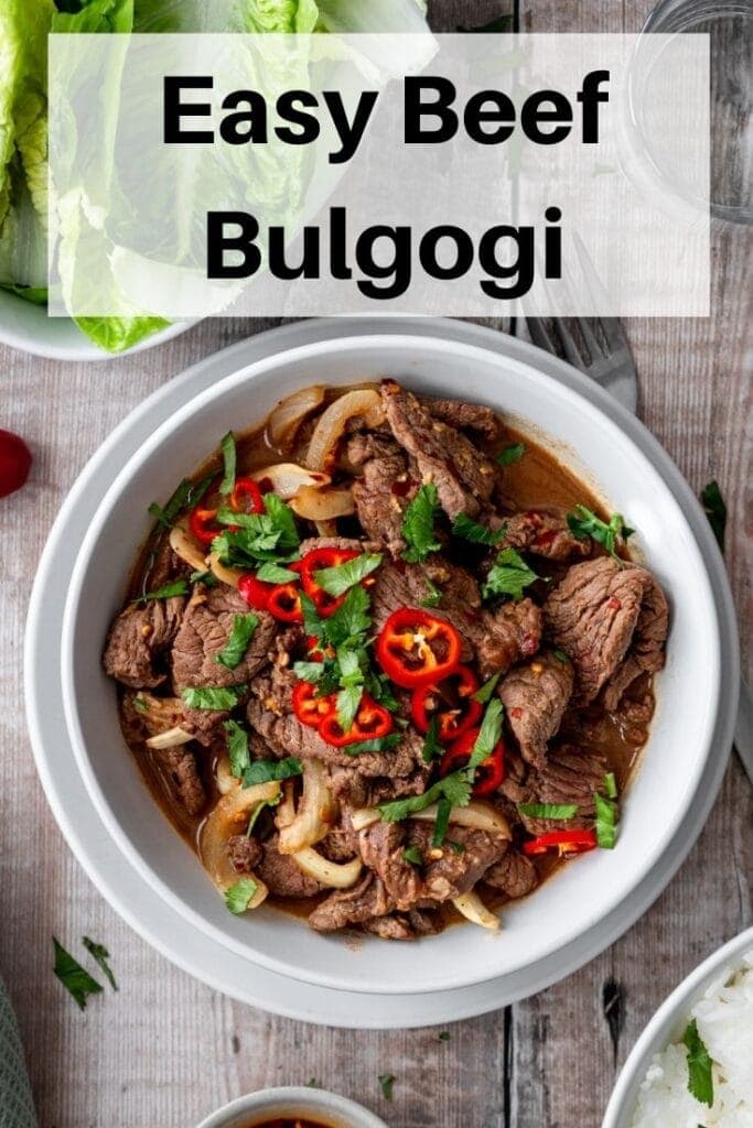 Beef bulgogi pin image