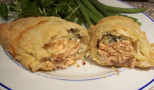 salmon en croute