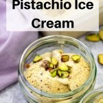 Cardamom pistachio ice cream pin image