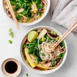 Homemade instant noodle soup