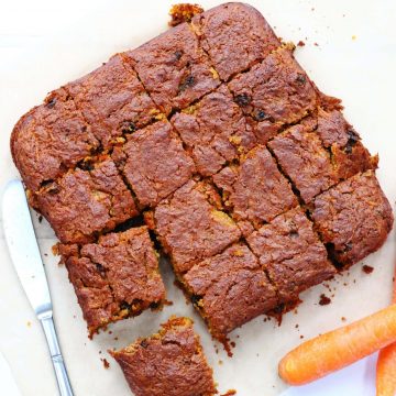 Healthier carrot cake