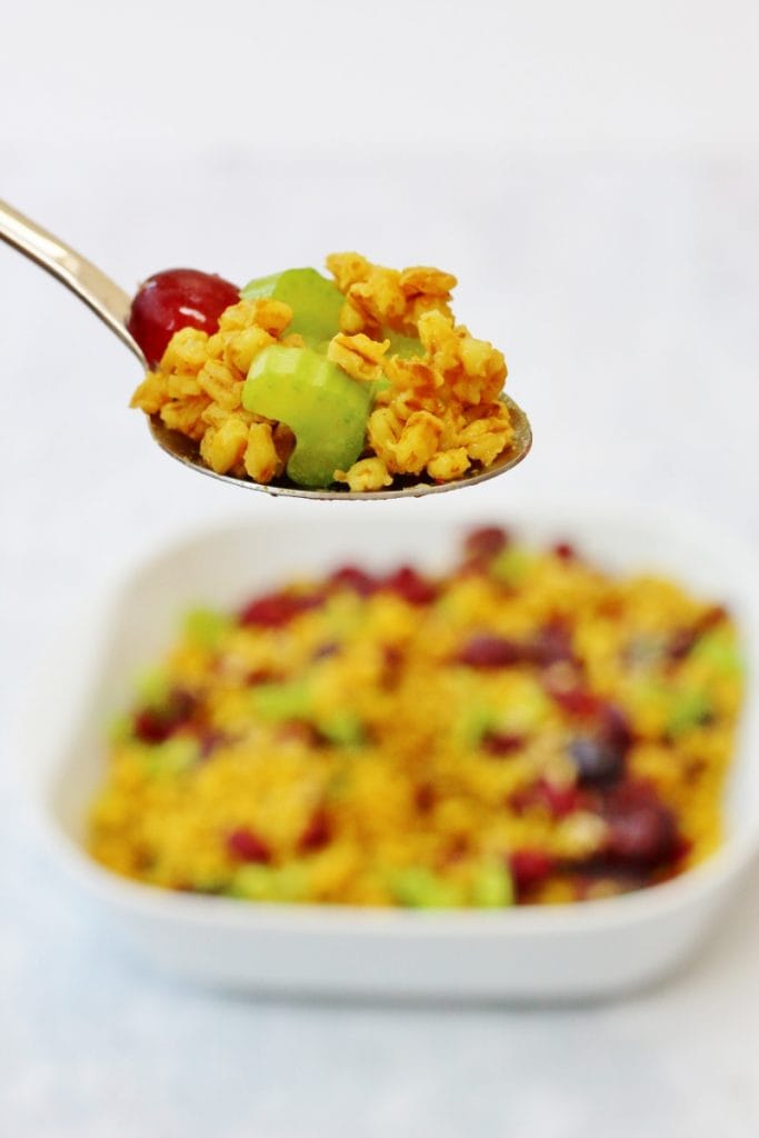 curried pearl barley salad side dish