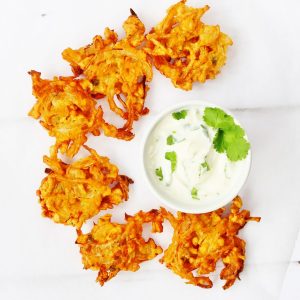 Easy onion bhajis recipe