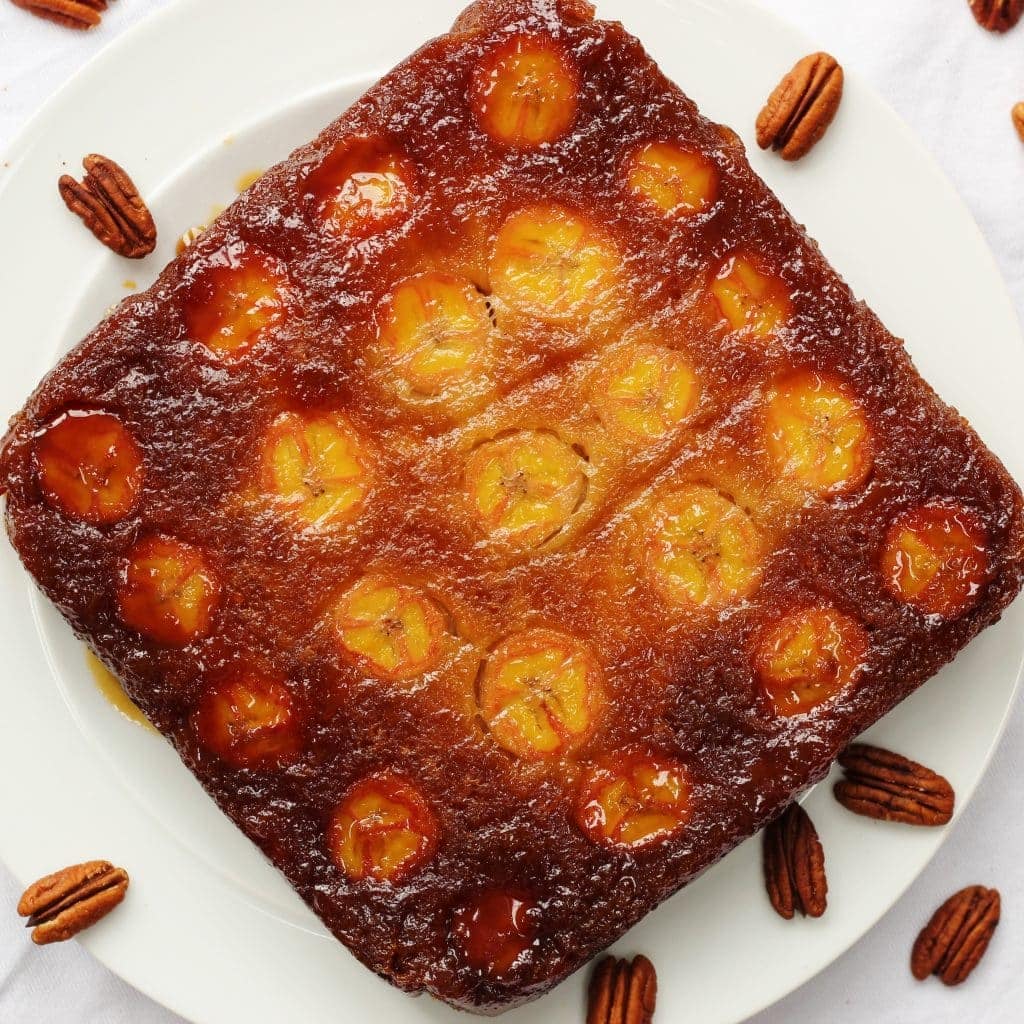 Caramelized Banana Upside-Down Cake - The Beach House Kitchen