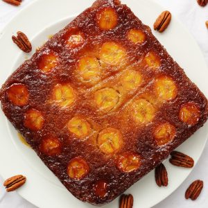 banana upside down cake