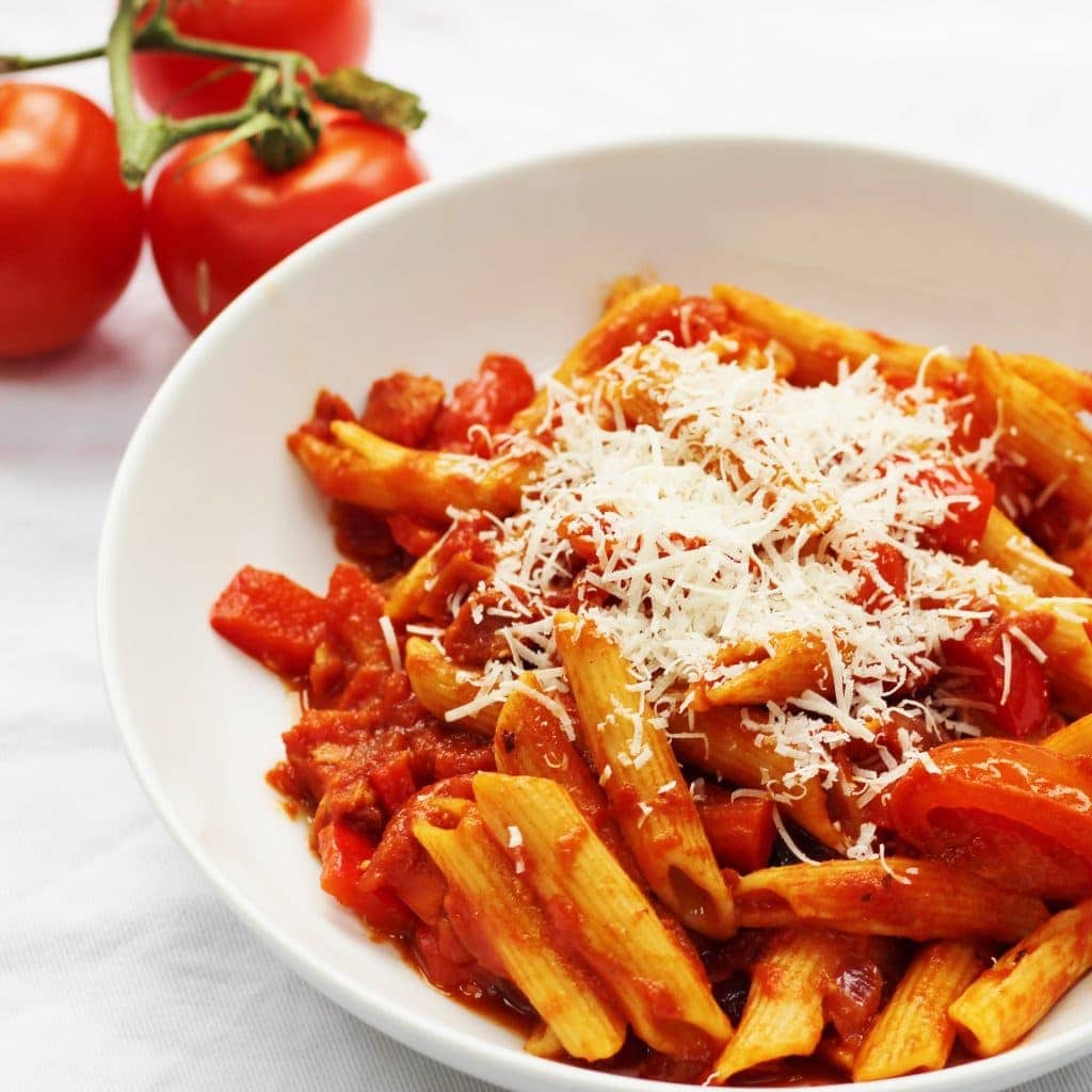 tomato and chorizo pasta