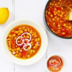 Spicy sour chickpeas