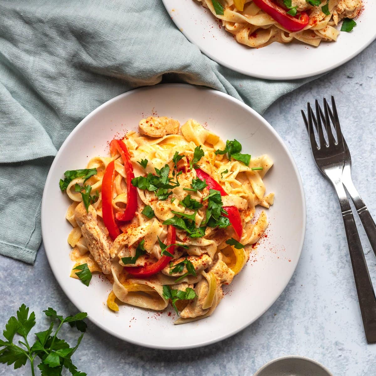 Home made Tagliatelle Pasta - Sweet and Salty