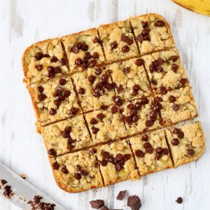 Chocolate banana oat bar