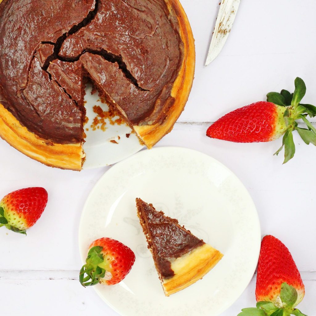 Mary Berry's American Style chocolate cheesecake