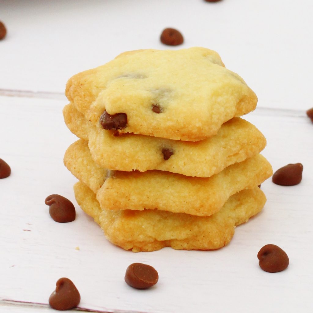 Buttery chocolate chip biscuits