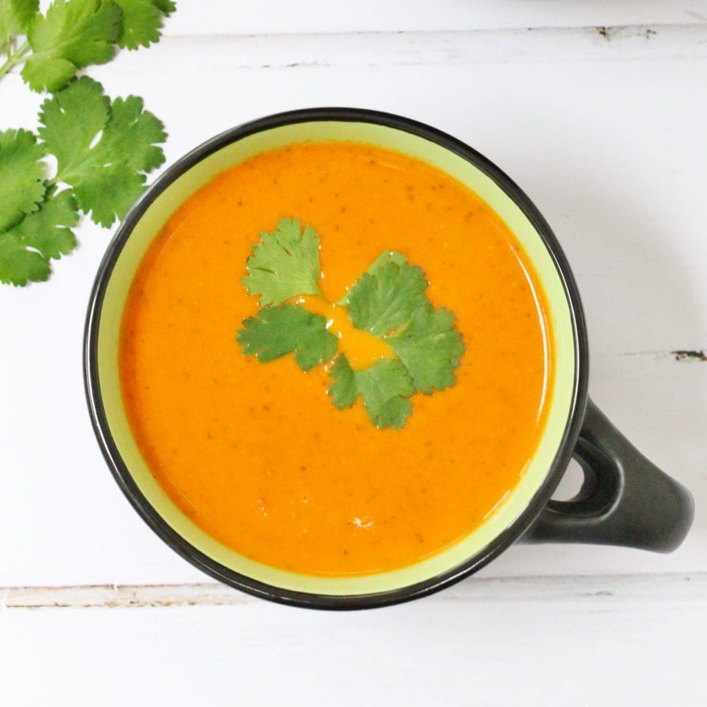 Tomato and coriander soup