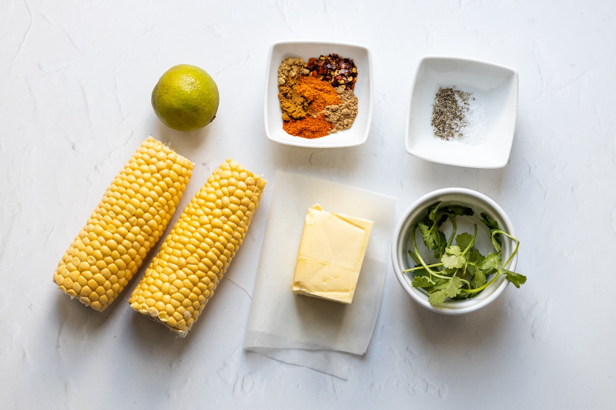 Ingredients for Indian spiced butter