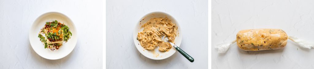 making Indian spiced butter step by step