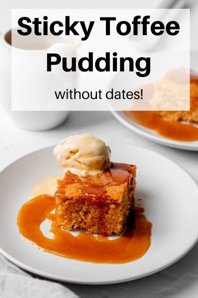 sticky toffee pudding pin image