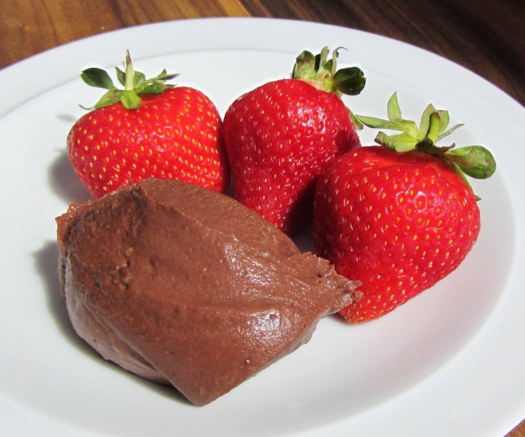 Chocolate ice cream mousse