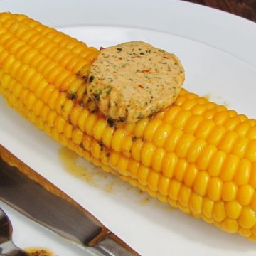 corn on the cob with Indian spiced butter