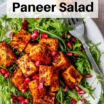 Marinated paneer salad pin image