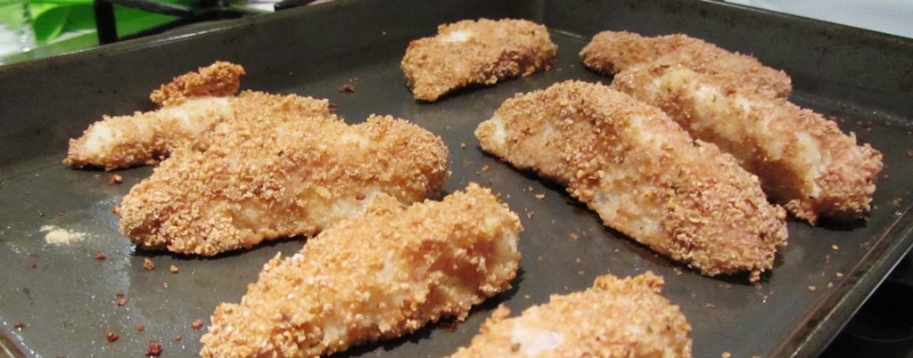 cod and dukkah fish fingers