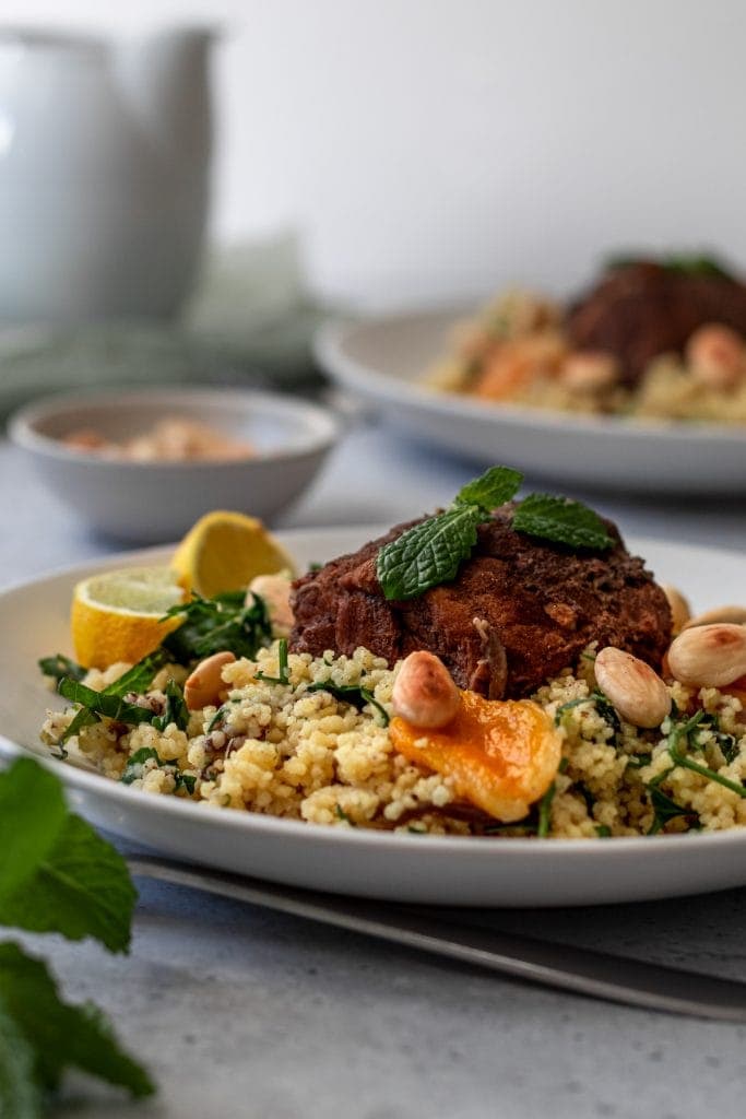 slow cooker lamb with couscous