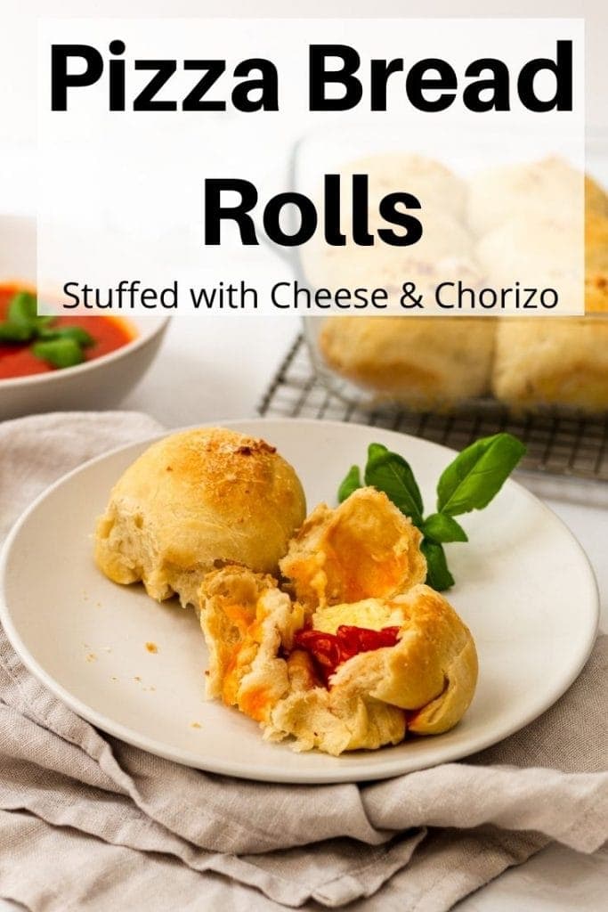 pizza bread rolls pin image