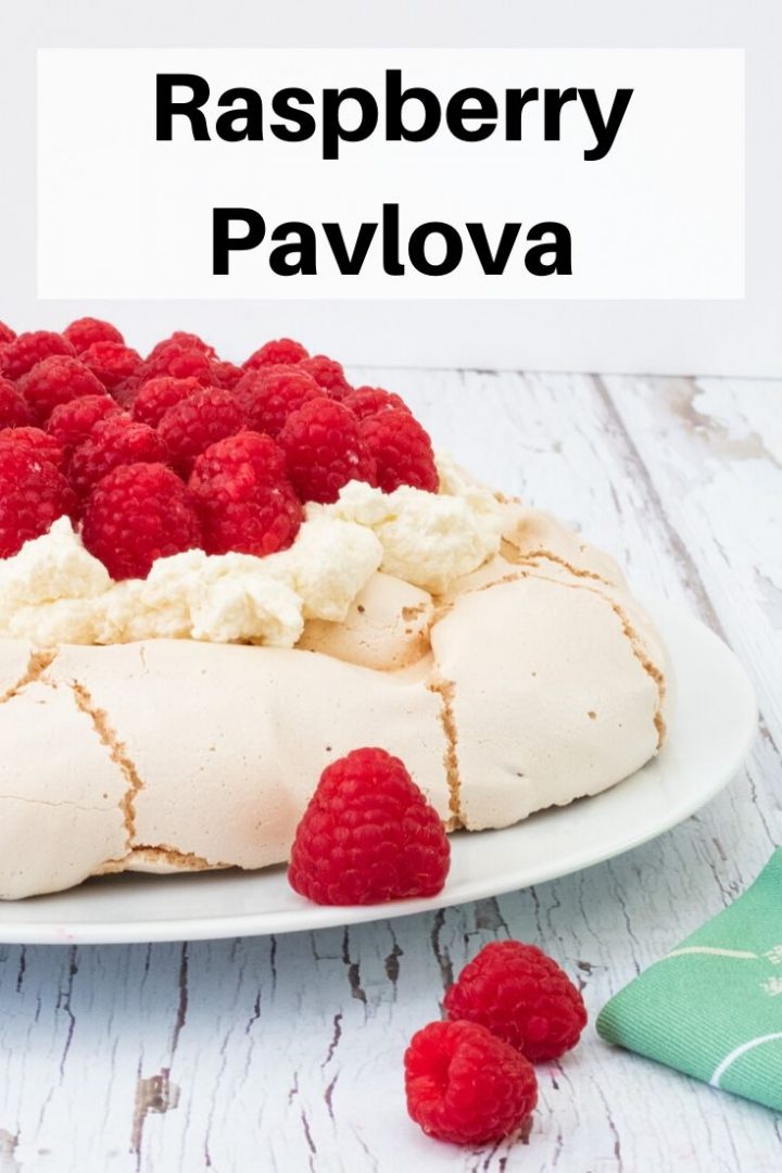 Raspberry pavlova pin image