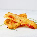 3 ingredients chorizo cheese straws made with puff pastry