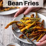 Green bean fries pin image