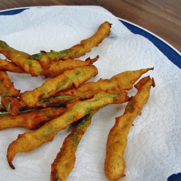 crispy green bean fries