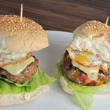 Beef and Chorizo Burgers