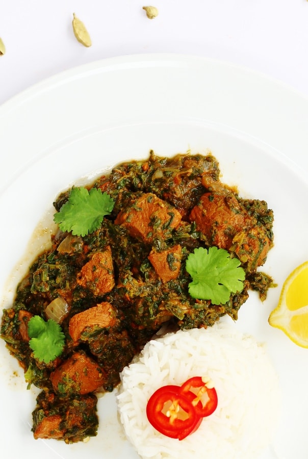 Lamb and Spinach Curry | Lamb Saag - Searching for Spice