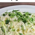 Lemon and courgette spaghetti pin image