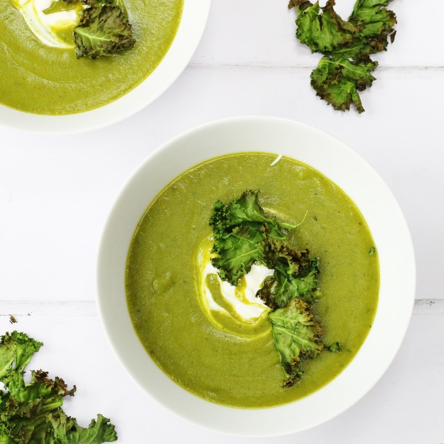 potato and kale soup - easy homemade soup recipes