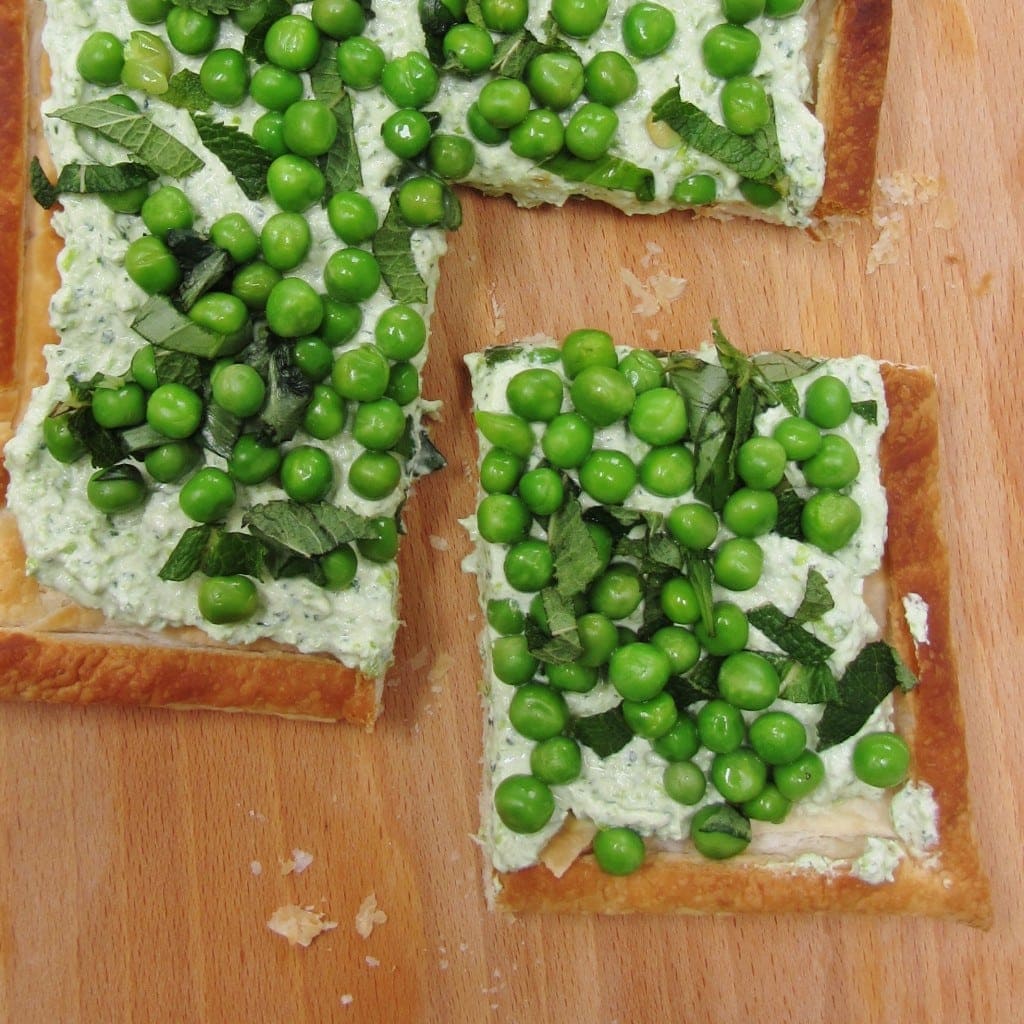 Ricotta and Pea Tart