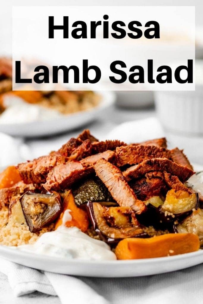 Harissa Marinated Lamb Salad