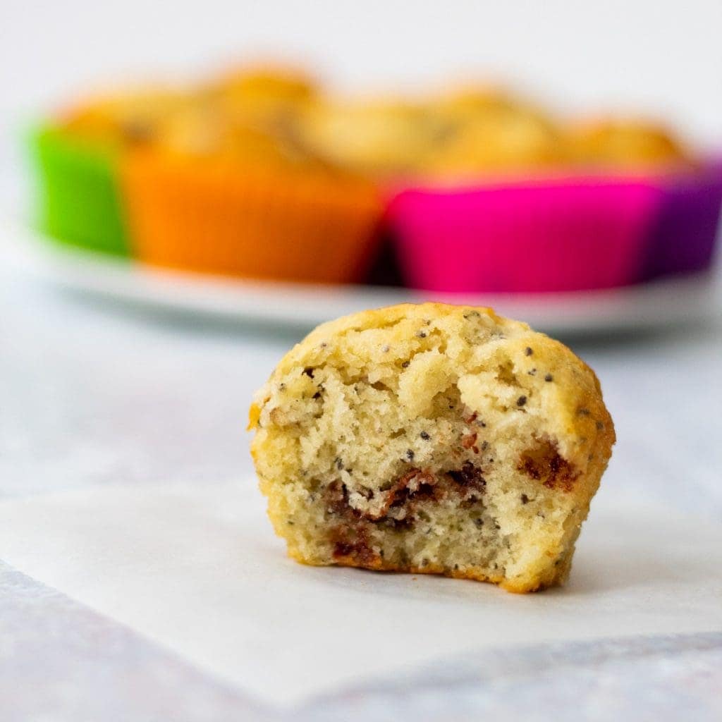 Chocolate chip chia muffin