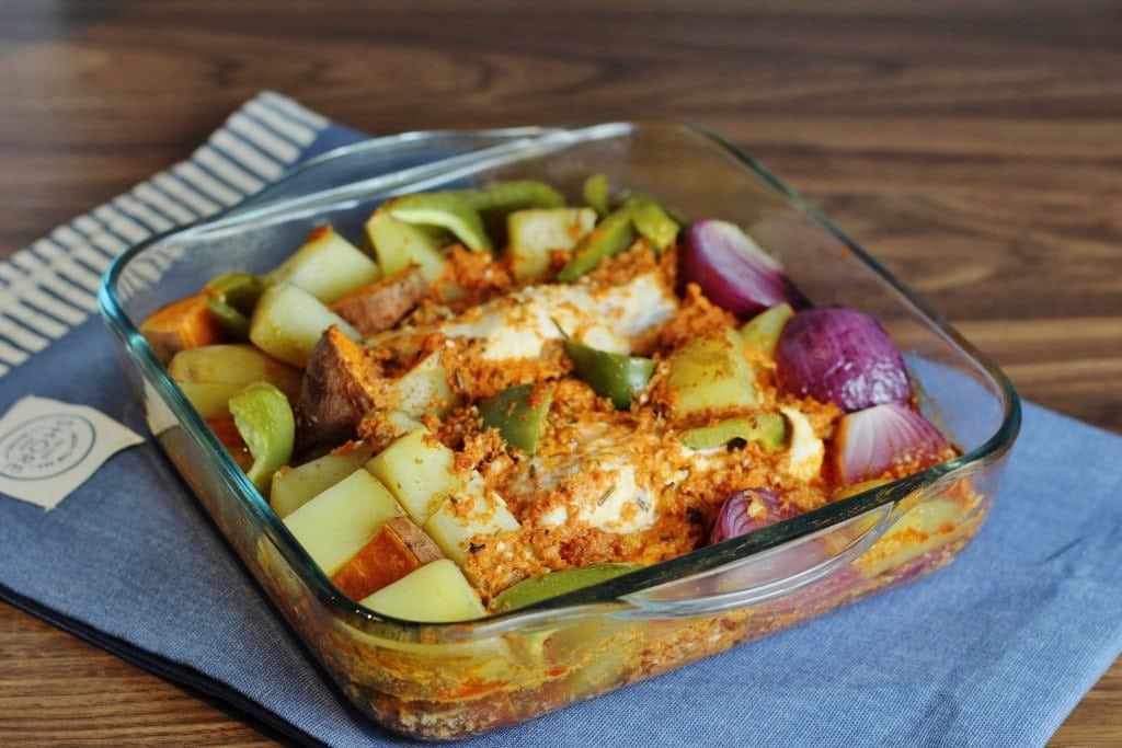 chicken chorizo bake 