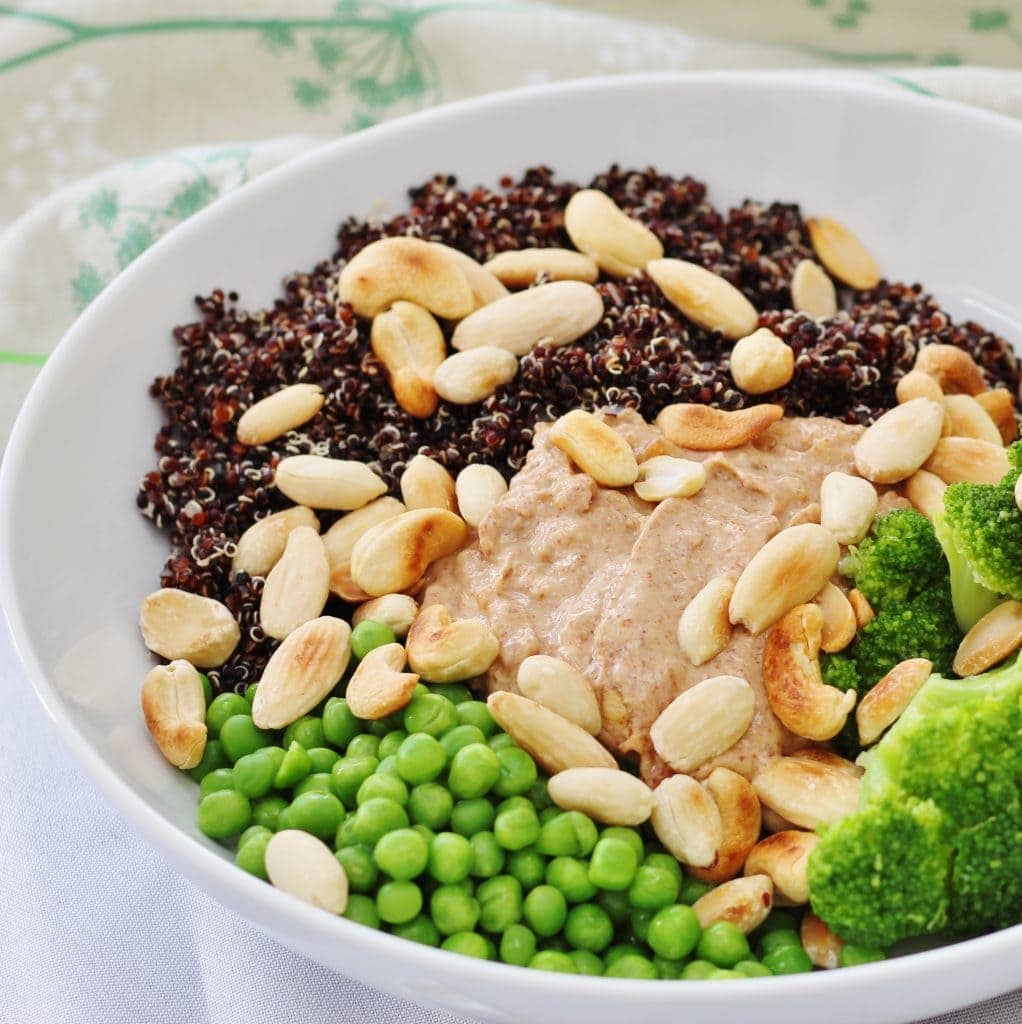 Three nut protein power bowl